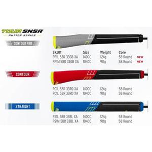 Grip Putter GP Tour SNSR 58R-50BB-XA