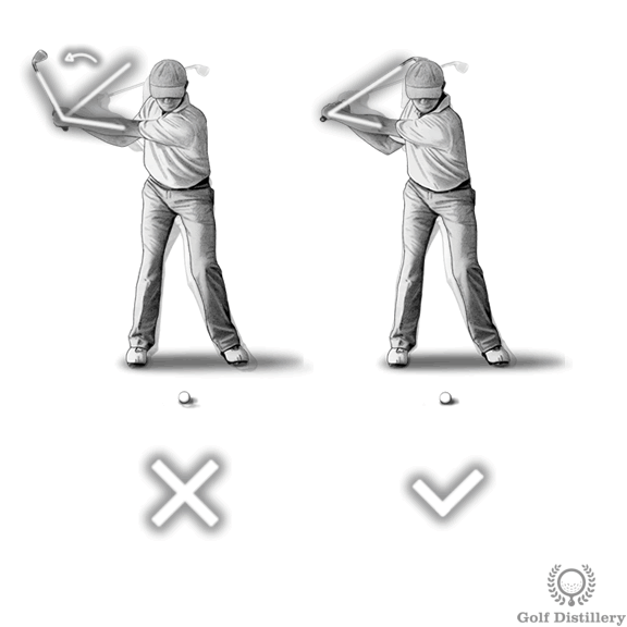 Động tác downswing Golf - Đừng “bổ gậy từ trên xuống”