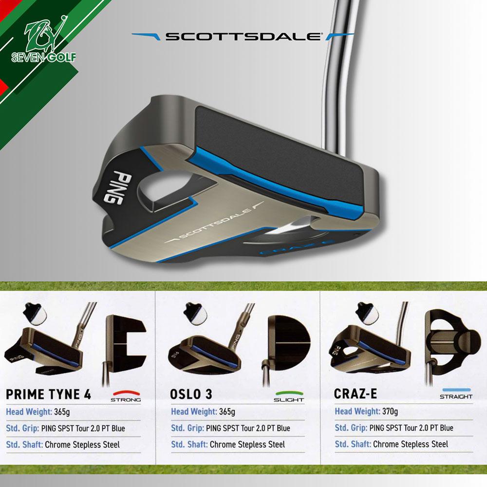 Bộ Sưu Tập Gậy Putter Ping Scottsdale 2025 - Chỉ Số MOI Cao Hơn Trên Mọi Mẫu Gậy