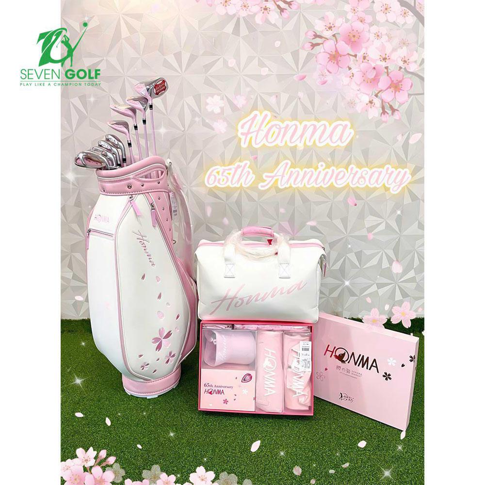 Bộ Gậy Golf Nữ Honma 65th Anniversary Với Sắc Hồng Tuyệt Đẹp